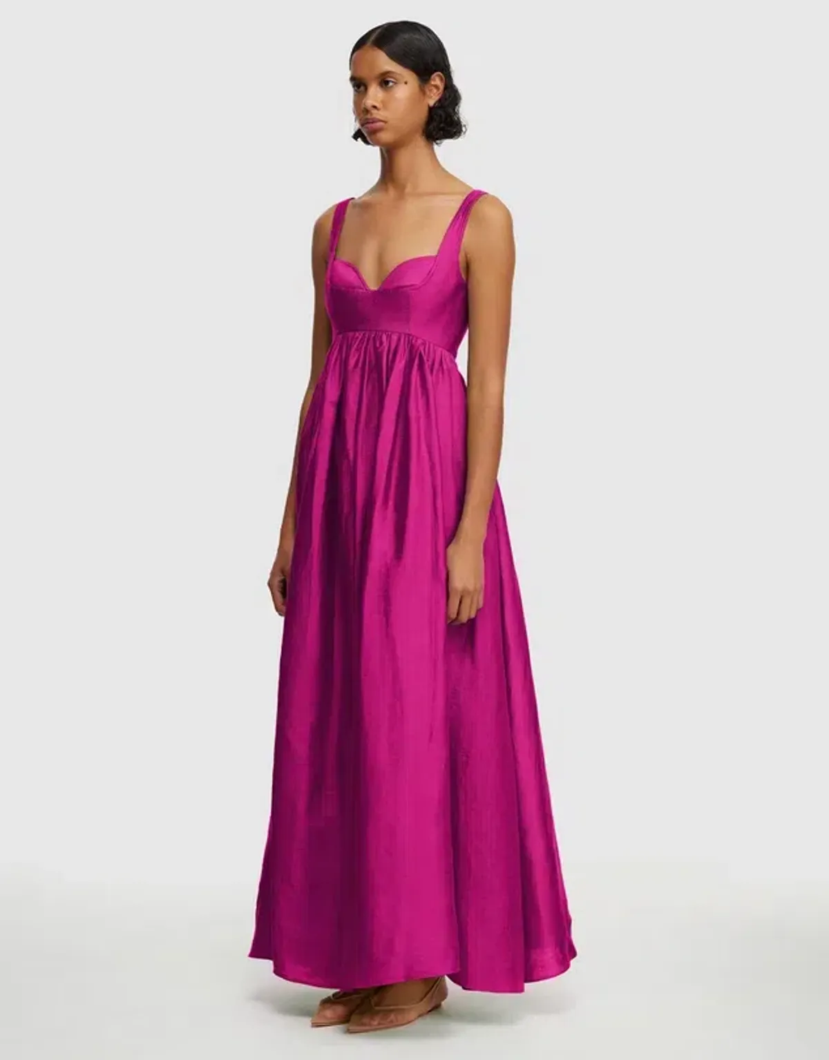 Acler Sandgate Maxi Dress in Plum Size AU 8 - Image 2