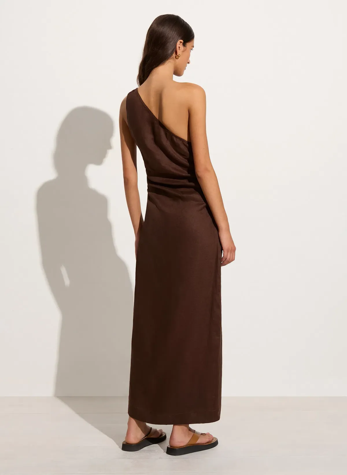 Faithfull Jomana Midi Brown Size 8 - Image 3
