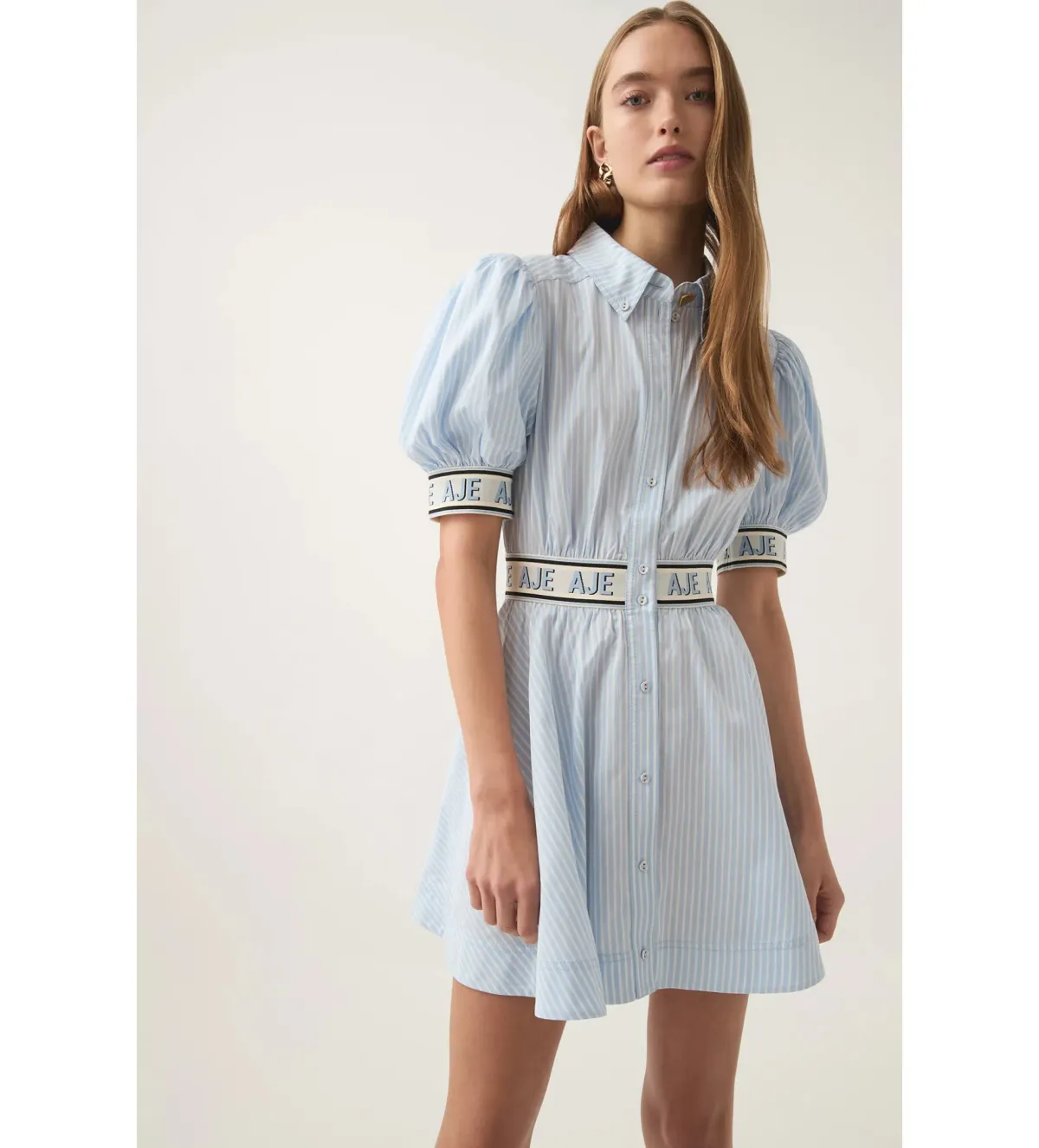 Aje Harling Logo Mini Dress AU 8 - Image 4