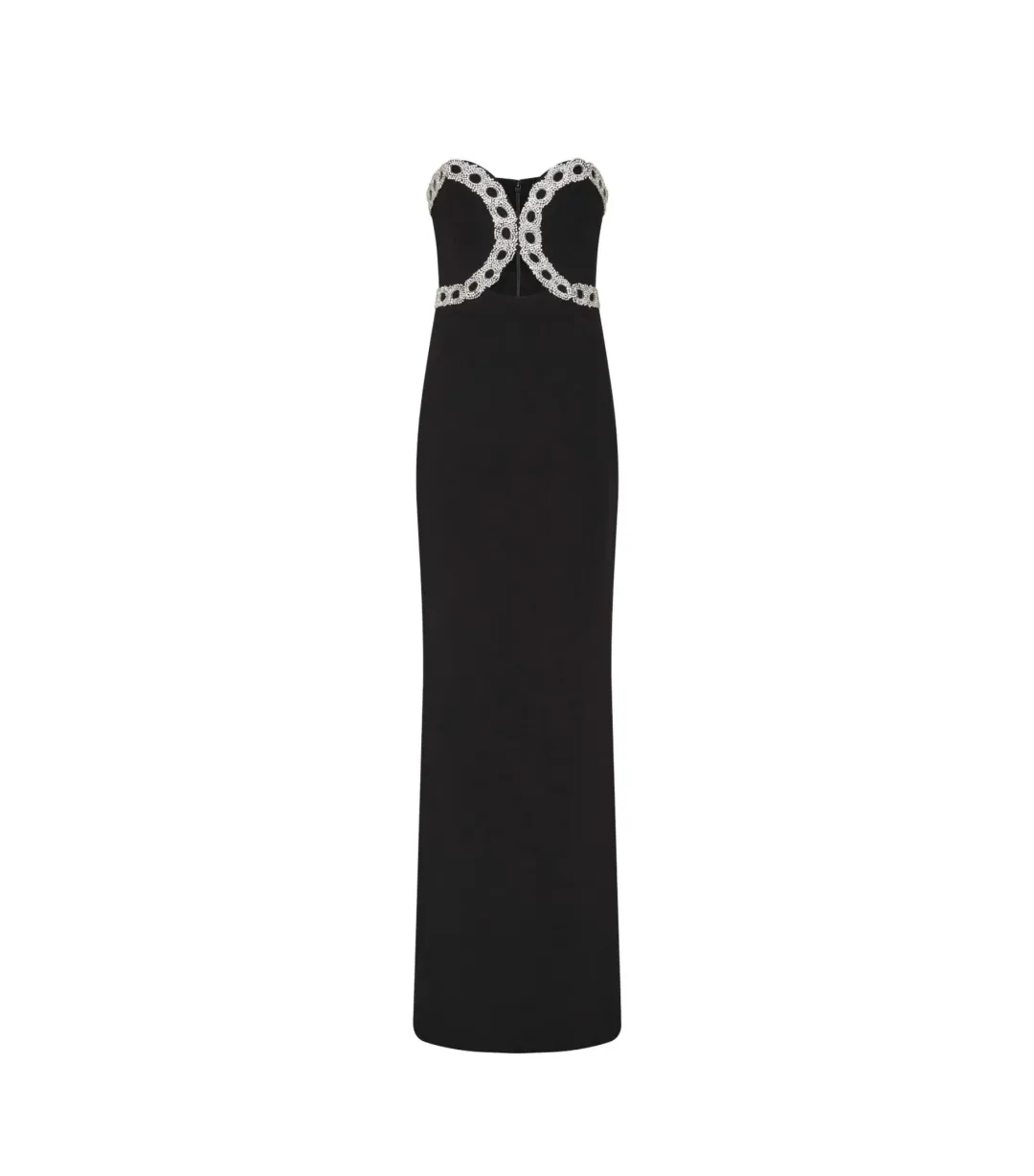 Rebecca Vallance Celinda Gown Black Size 12 for rent on The Volte - main image