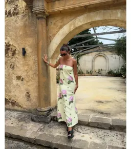 Palm Noosa Alessia Portofino Polka Dot Maxi Dress Print Size 10 for rent on The Volte - image 6