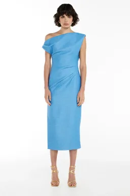 Manning Cartell Inspired Life Midi Dress Blue Size AU 12 for rent on The Volte - image 1