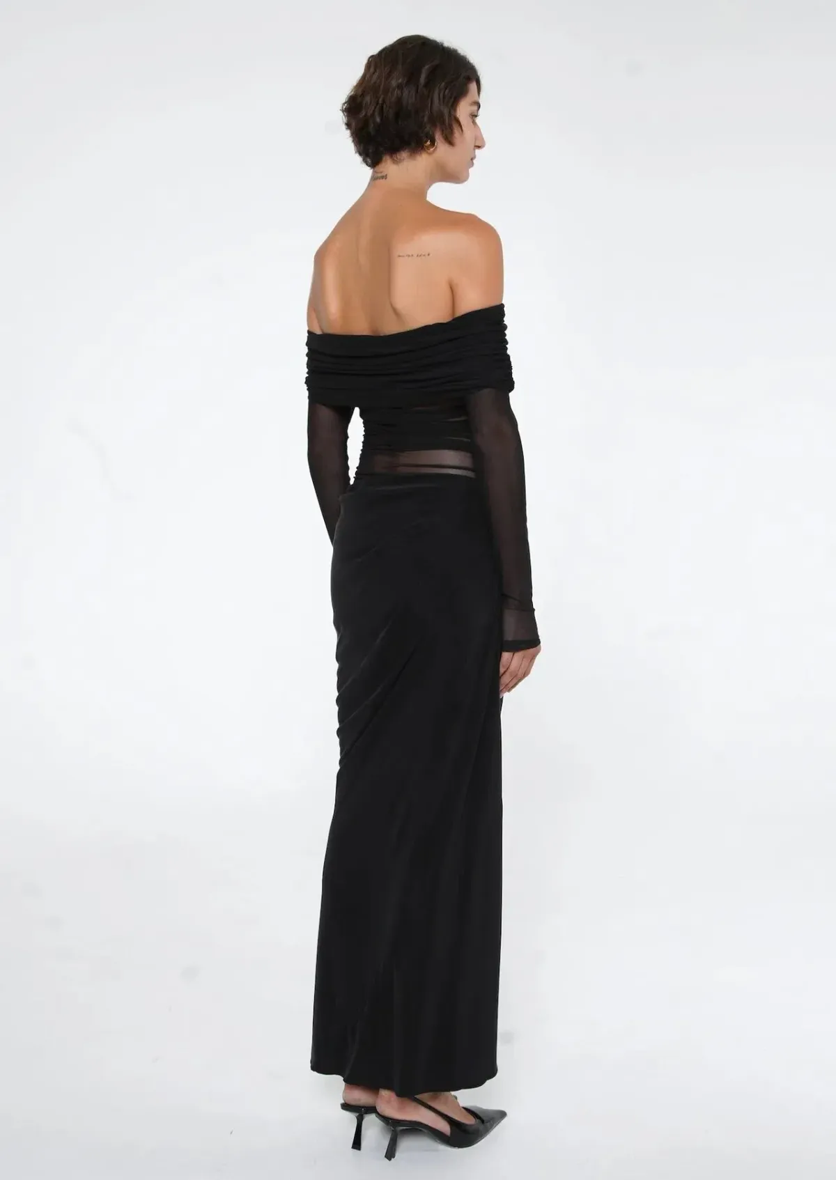 Benni Yasmin Maxi Dress- Black- Size 6 - Image 3