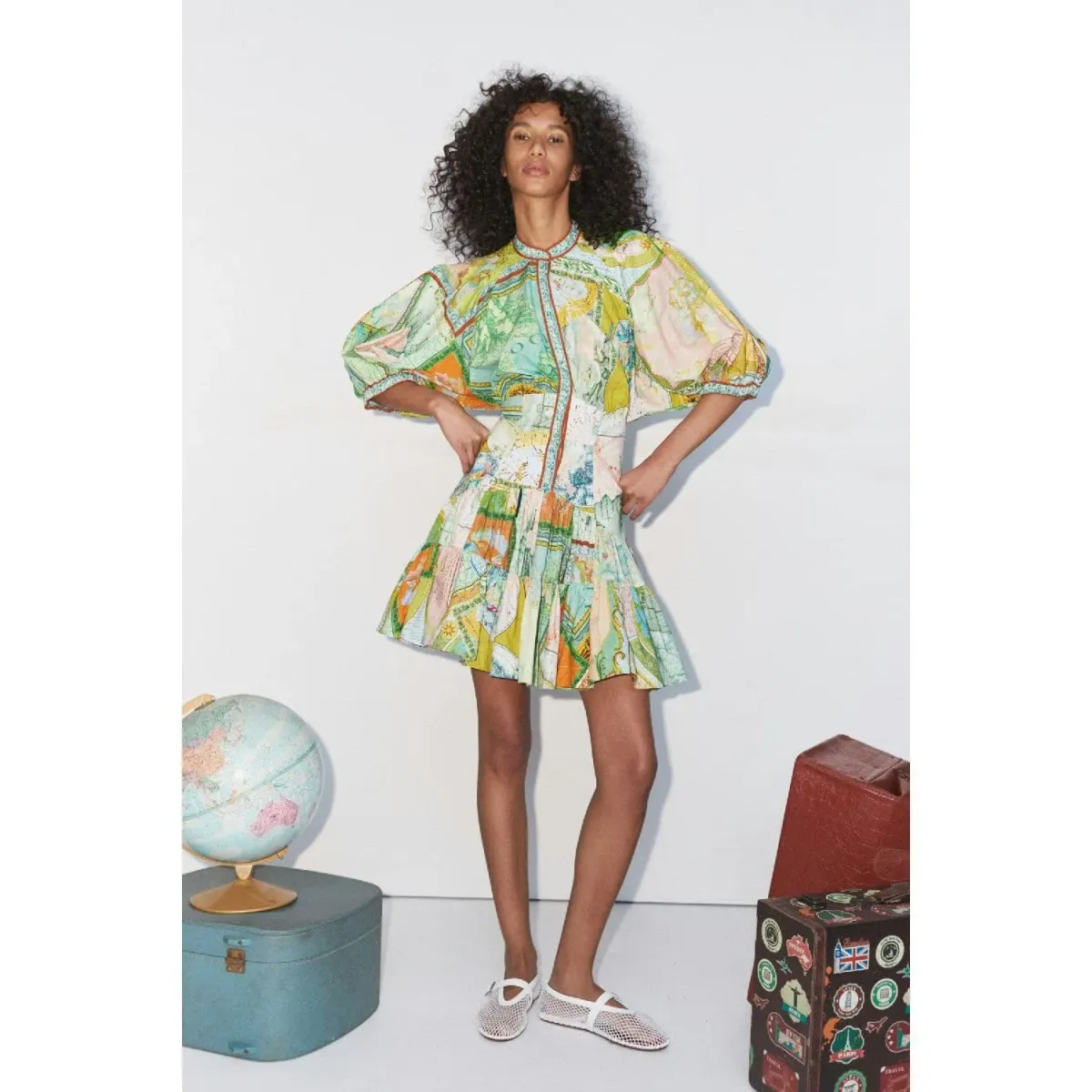 Alemais Atlas Mini Dress Multi Size AU 12 - Image 1