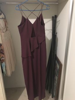 Maroon Midi dress Size 10 for rent on The Volte - image 3
