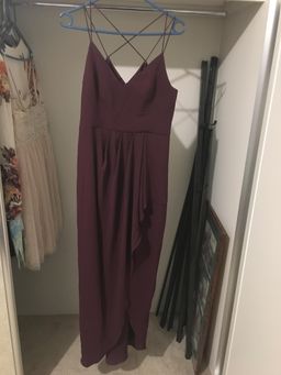 Maroon Midi dress Size 10 for rent on The Volte - image 2