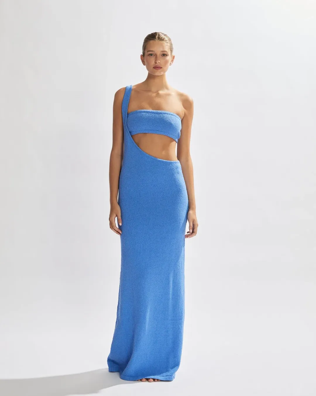 One Mile Solei Knit Maxi- Blue- Size XXS / AU 6 for rent on The Volte - main image