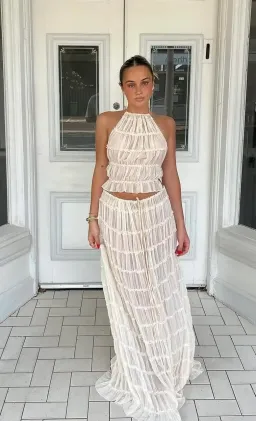 Arcina Ori Juliette Set- Cream- Size S / AU 8 for rent on The Volte - image 1