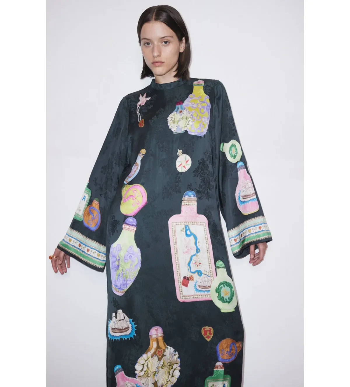 Alemais Royal Midi Dress Print Size AU 14 - Image 3