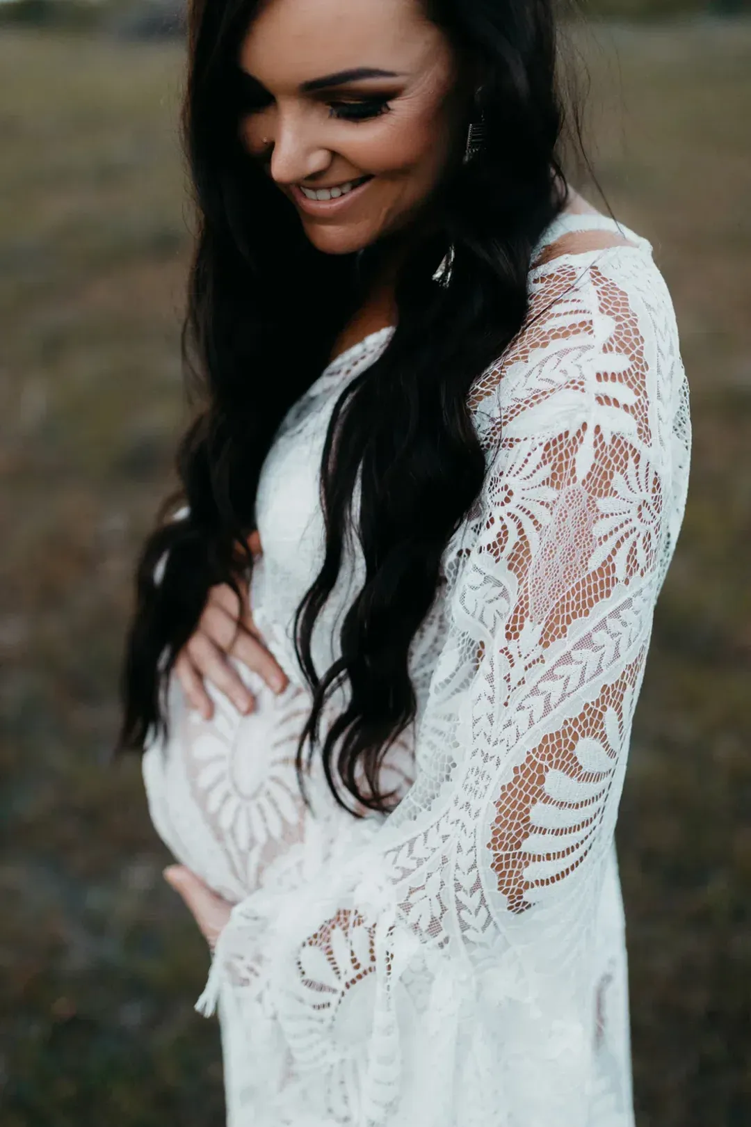 Co & Ry Everly Wrap Dress White Maxi One Size for rent on The Volte - main image