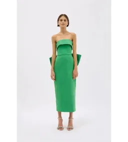 Rachel Gilbert Birdie Dress Midi Green Size AU 12 for rent on The Volte - image 1