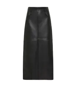Aje Aspect Midi Skirt Black Size AU 12 for rent on The Volte - image 4