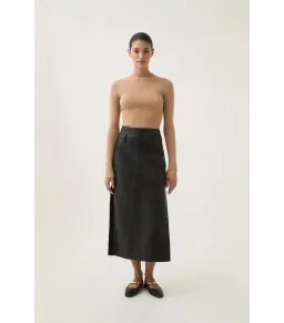 Aje Aspect Midi Skirt Black Size AU 12 for rent on The Volte - image 1