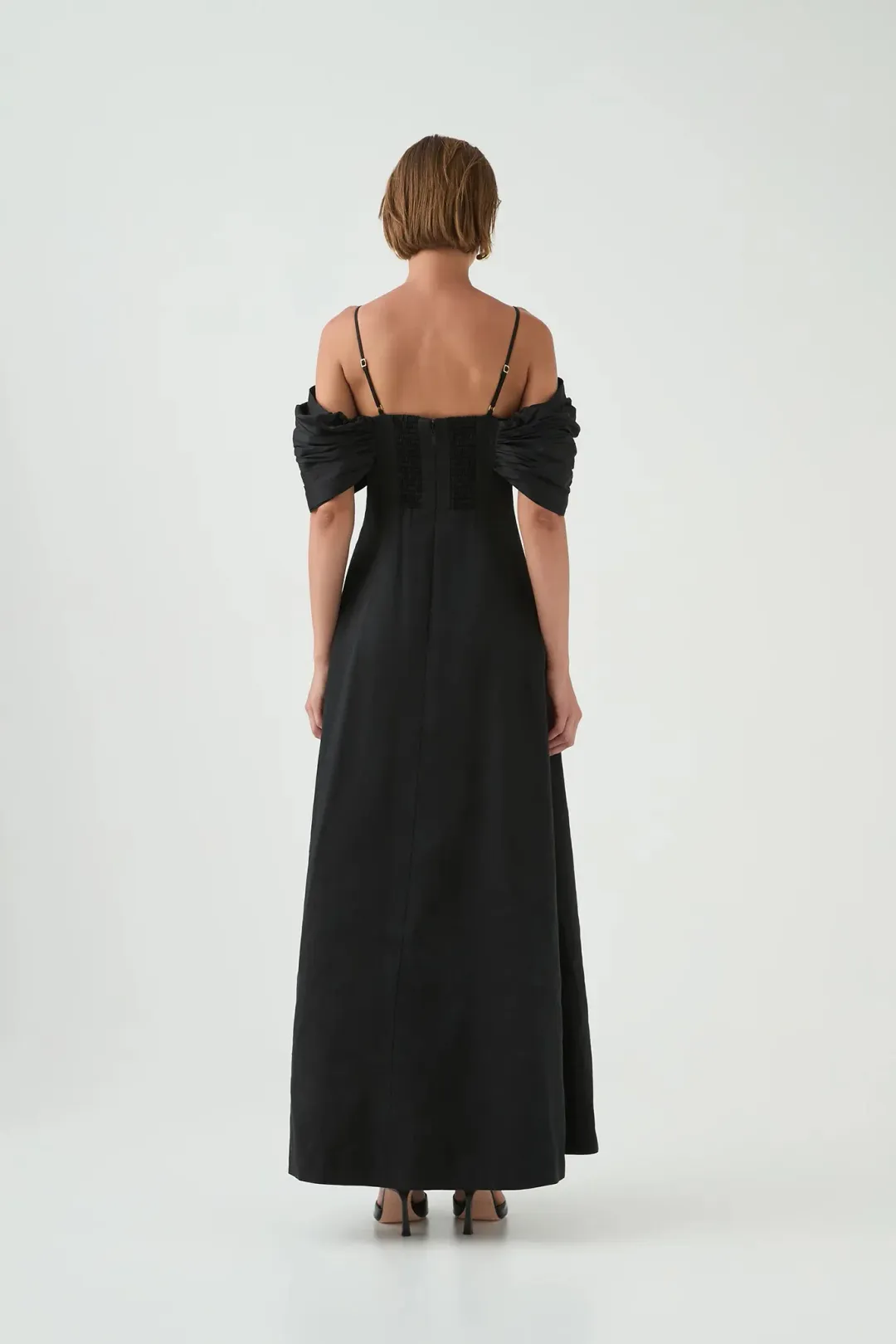 Aje Scarlett Gown Black Size 8 for rent on The Volte - main image