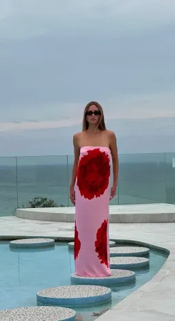 Suboo Emilia Bustier Maxi Dress Floral Size AU 8 for rent on The Volte - image 5