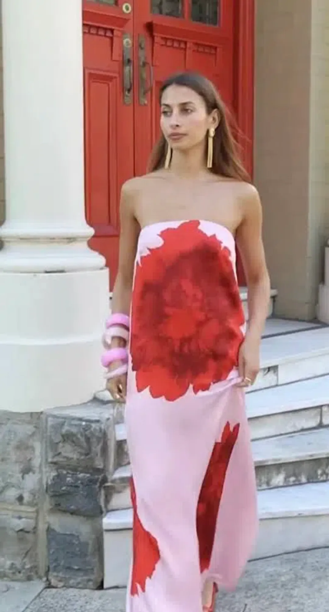 Suboo Emilia Bustier Maxi Dress Floral Size AU 8 for rent on The Volte - main image