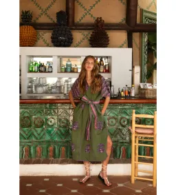 Pippa Holt No.692 Midi Kaftan Multi One Size for rent on The Volte - image 1