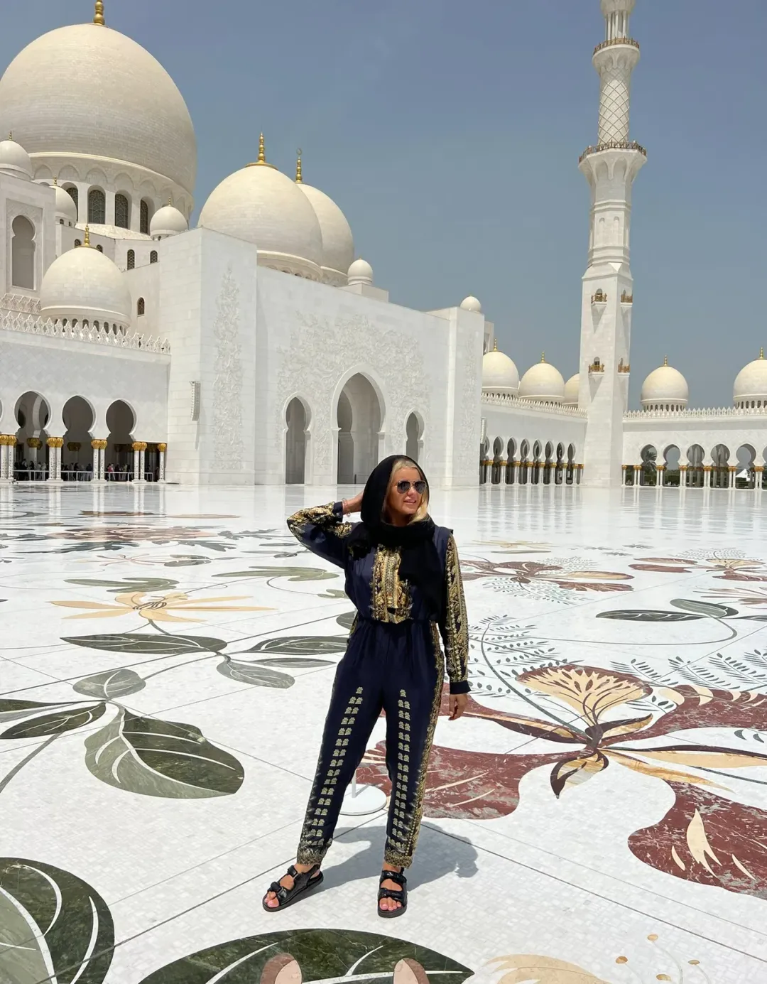 Camilla Its All Over Torero Jumpsuit With Removable Sleeve Multi Size L / AU 14 for rent on The Volte - main image