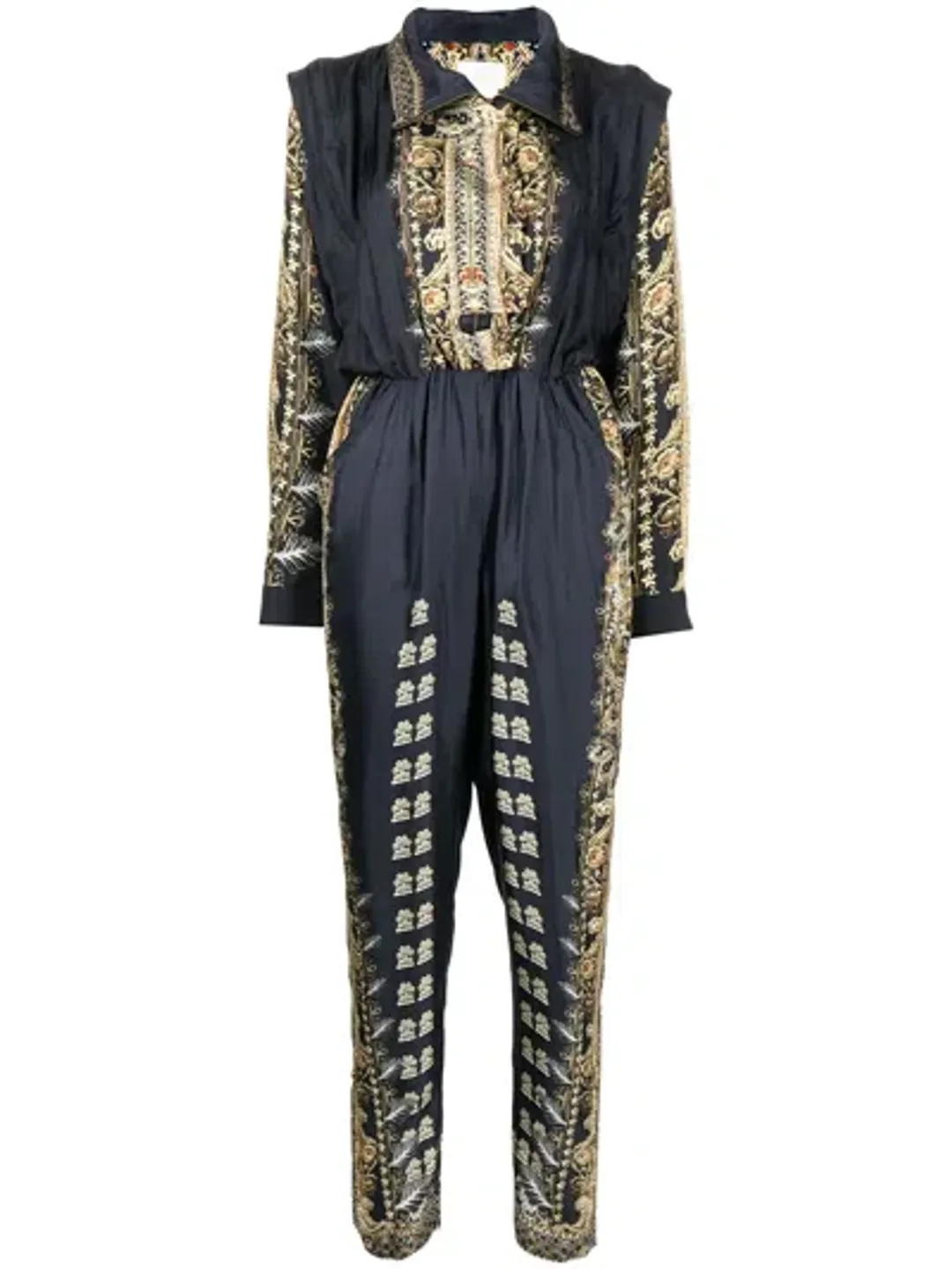 Camilla Its All Over Torero Jumpsuit With Removable Sleeve Multi Size L / AU 14 for rent on The Volte - main image