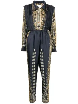 Camilla Its All Over Torero Jumpsuit With Removable Sleeve Multi Size L / AU 14 for rent on The Volte - image 9