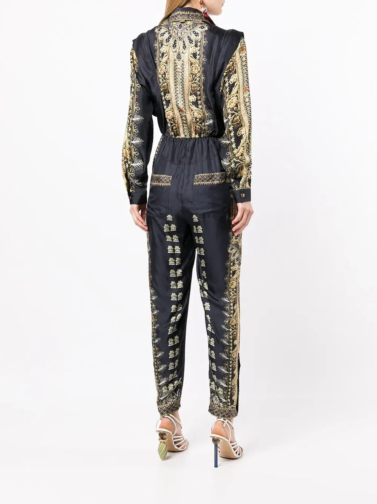 Camilla Its All Over Torero Jumpsuit With Removable Sleeve Multi Size L / AU 14 - Image 2