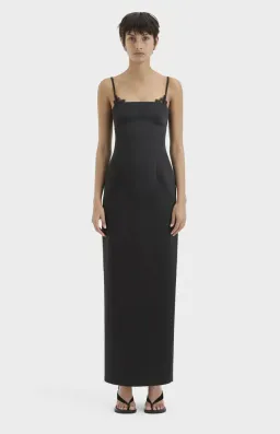 Sir The Label Poppy Column Gown Black Size 1 / Aus 8 for rent on The Volte - image 1