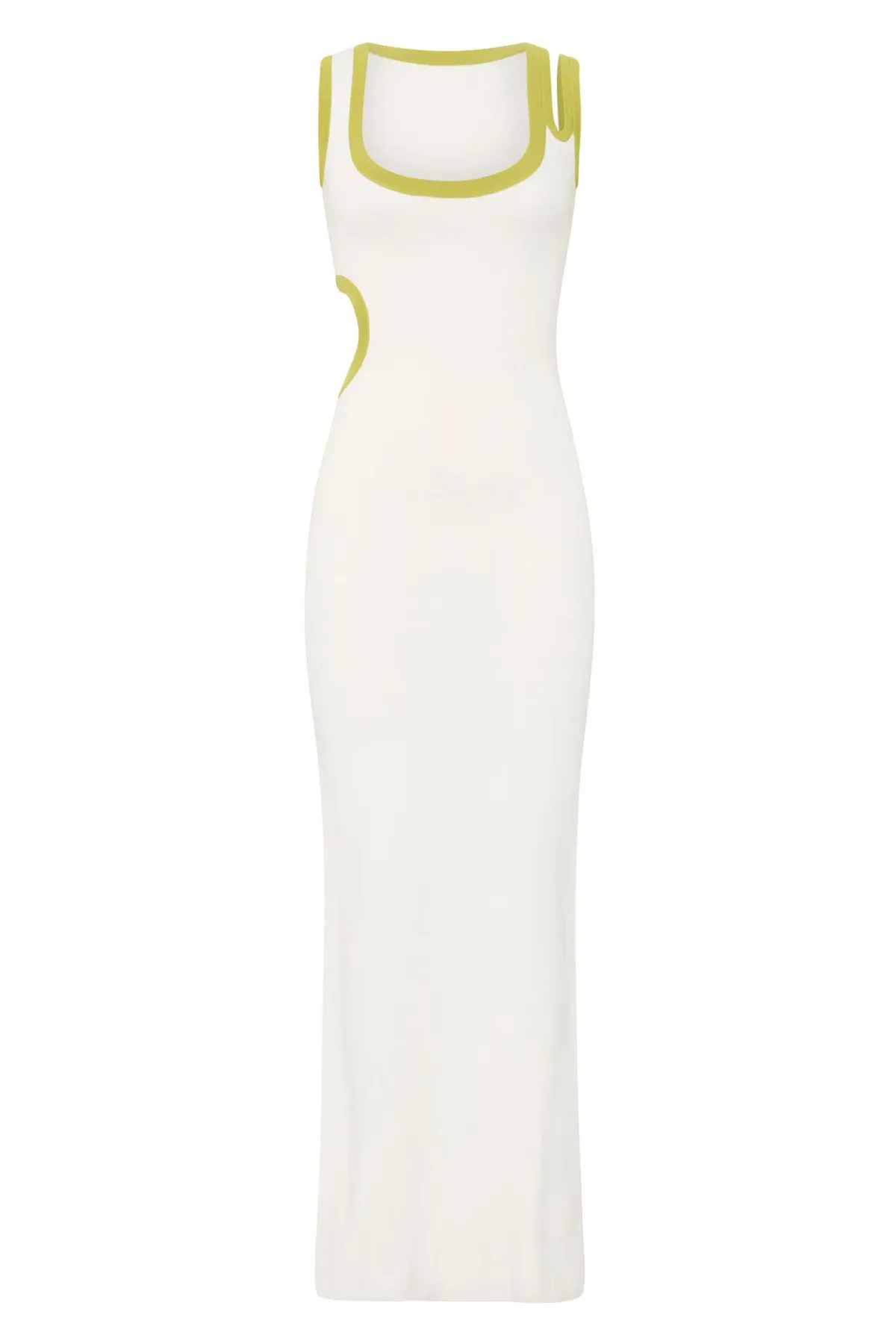 Sir The Label Evangelina Cut Out Maxi Dress White Size 8 - Image 3