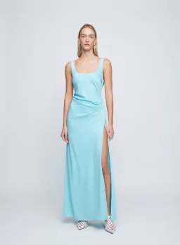 Anna Quan Etta Maxi Dress Blue Size 10 for rent on The Volte - image 1