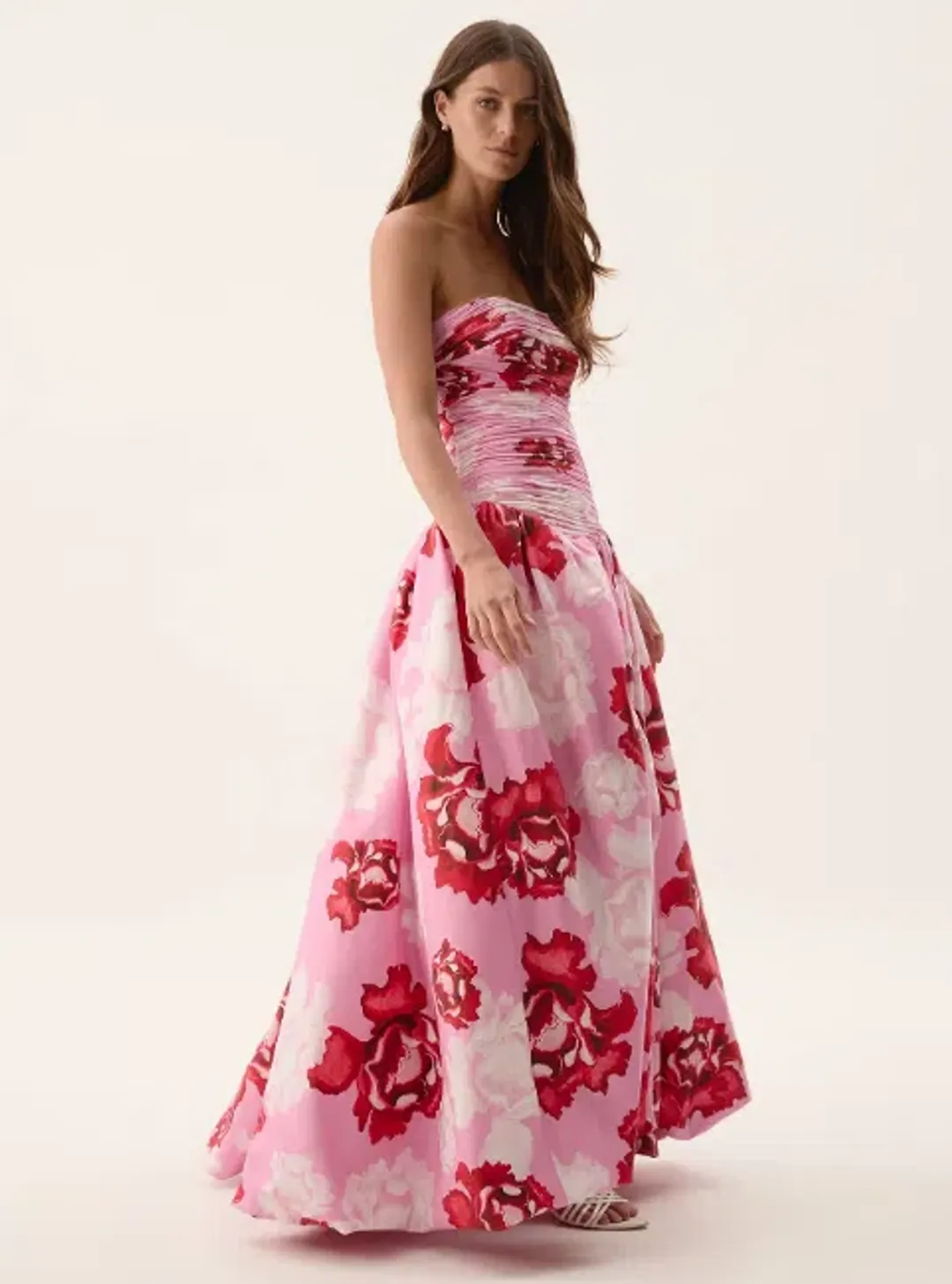 Aje Behold Maxi Boldly Blooming Pink Size 8 for rent on The Volte - main image