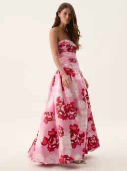 Aje Behold Maxi Boldly Blooming Pink Size 8 for rent on The Volte - image 2