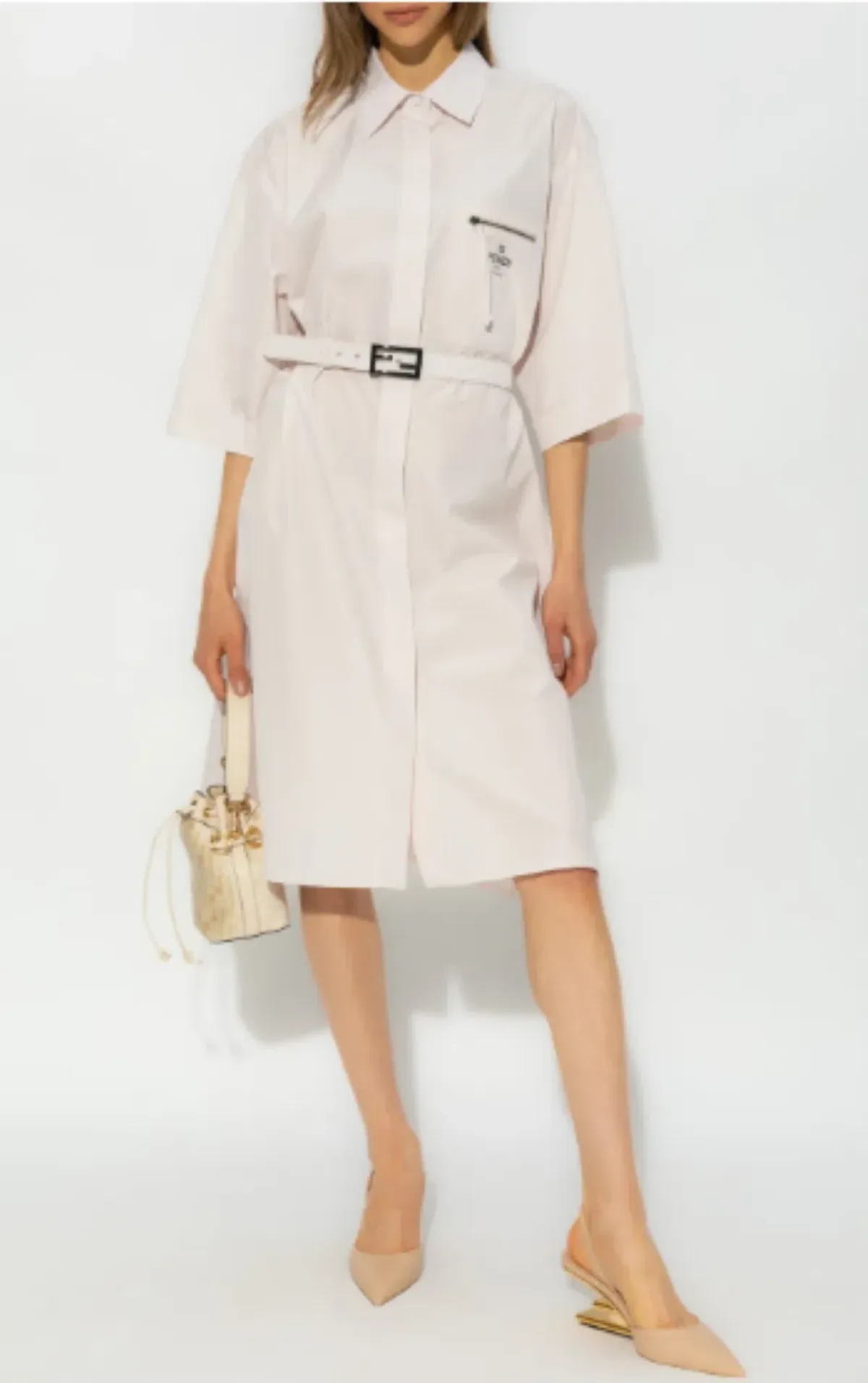 Fendi Oversized Shirt Dress Size 10 - Image 1