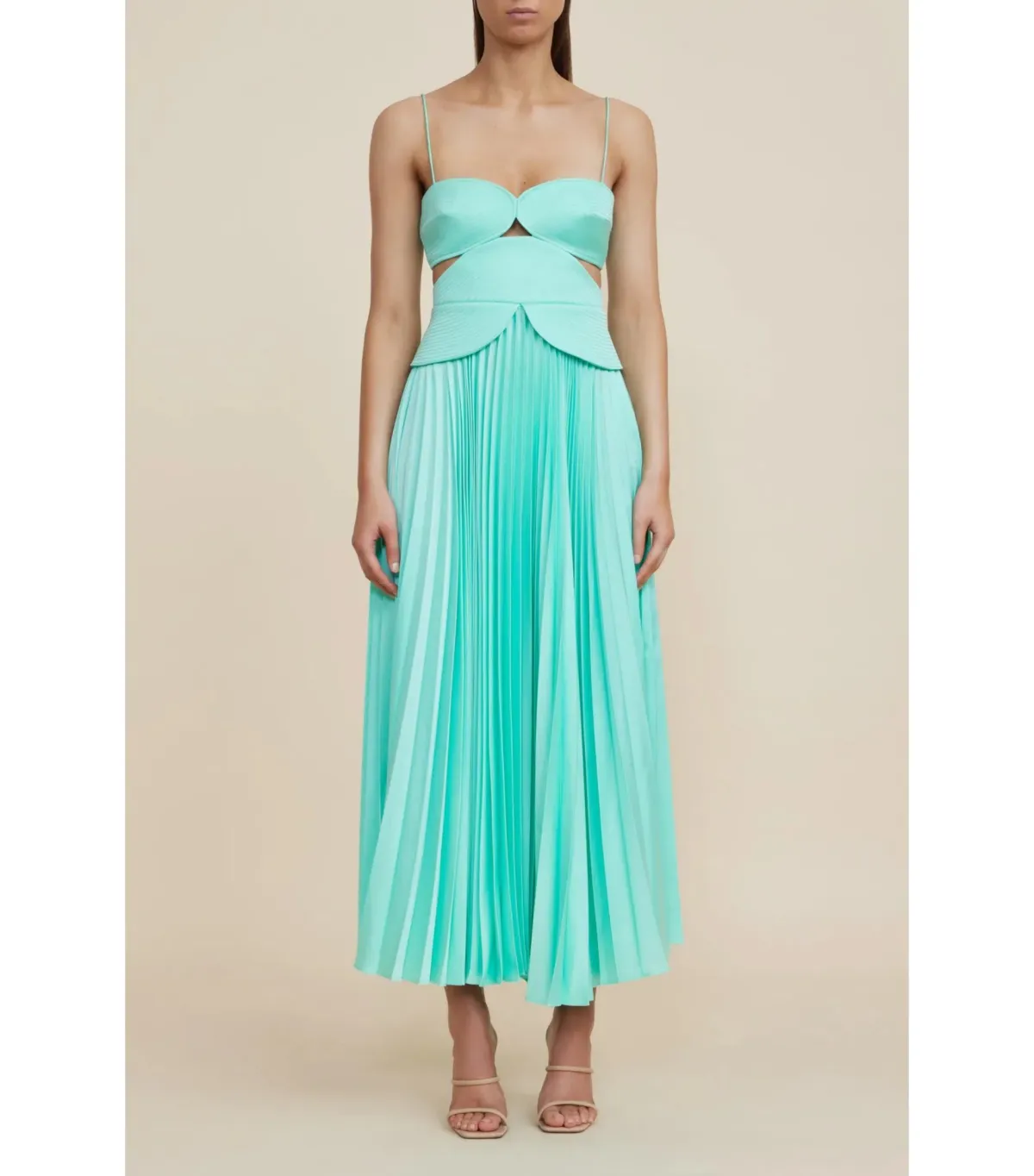 Acler Atholton Midi Dress in Arctic Mint Size AU 10 - Image 1