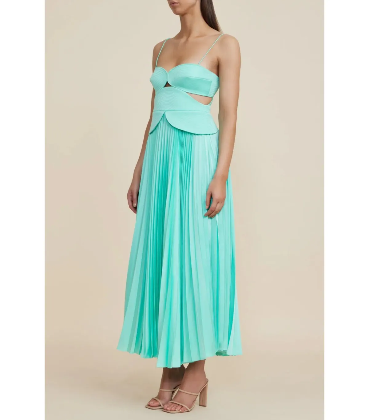 Acler Atholton Midi Dress in Arctic Mint Size AU 10 - Image 2