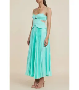 Acler Atholton Midi Dress in Arctic Mint Size AU 10 for rent on The Volte - image 2