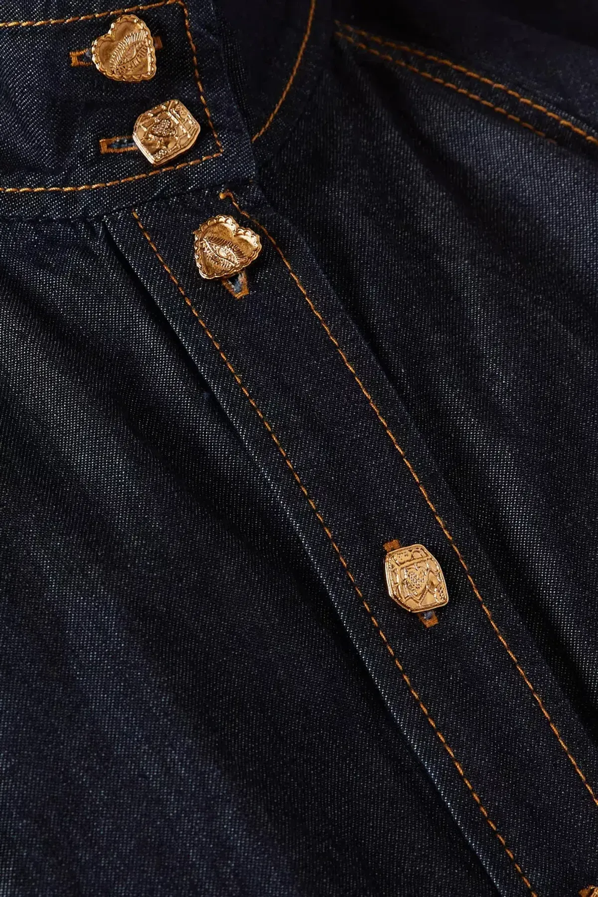 Zimmermann Crush Flutter Sleeve Shirt in Night Sky Size AU 12 - Image 4