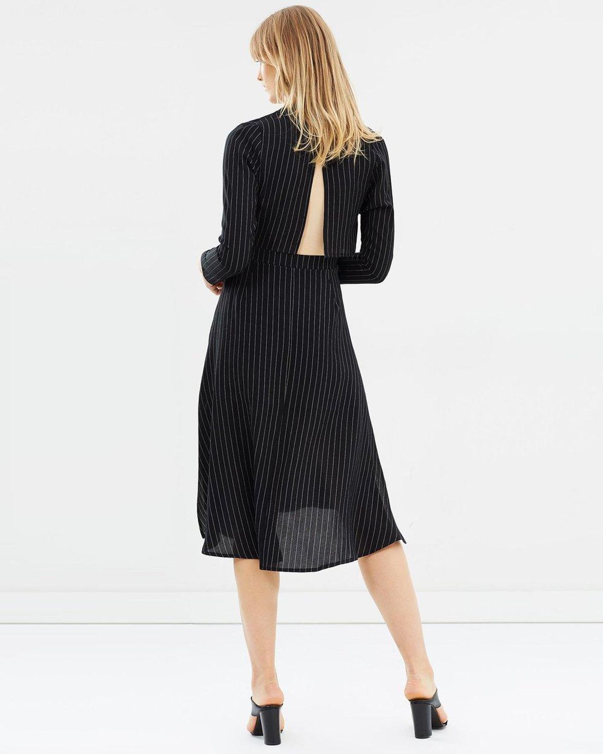 PFEIFFER Verona Wrap Dress Black Size 12 - Image 2