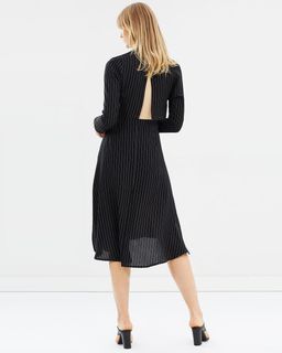 PFEIFFER Verona Wrap Dress Black Size 12 for rent on The Volte - image 2