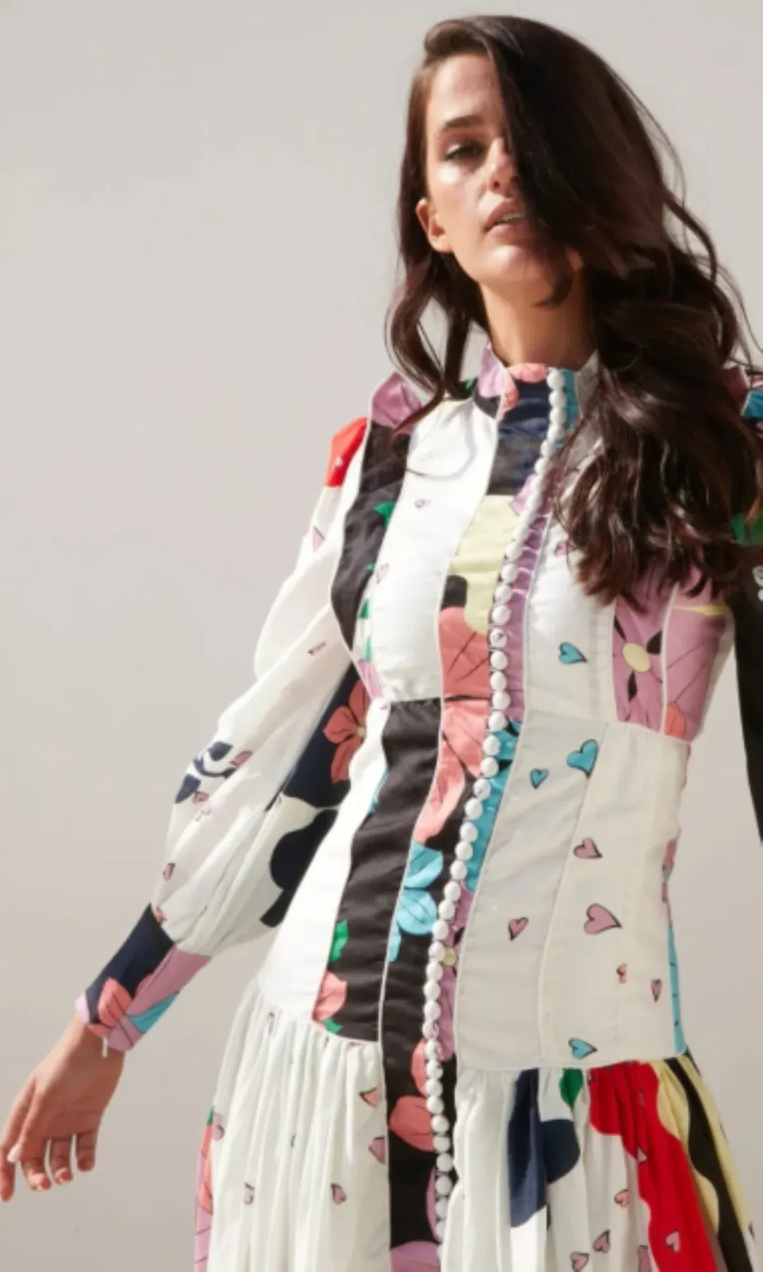 Mackenzie Mode Button Me Up Maxi Love Hearts Size 10 for rent on The Volte - main image