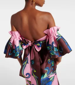 Alemais Azalea Off Shoulder Dress Floral Size AU 10 for rent on The Volte - image 4