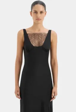 Sir The Label Dunya Lace Gown Black Size 10/M for rent on The Volte - image 2