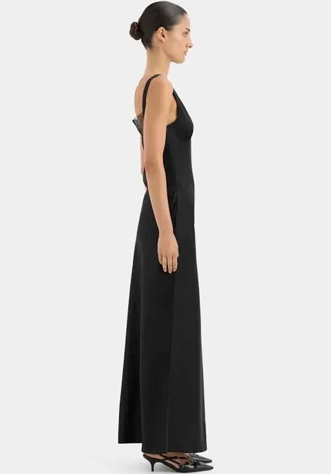 Sir The Label Dunya Lace Gown Black Size 10/M for rent on The Volte - main image