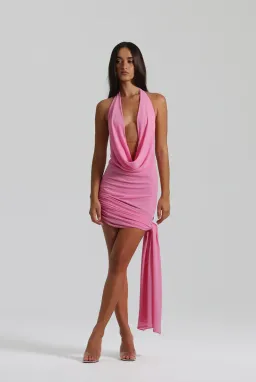 Natalie Rolt Anastasia Mini Dress Candy Pink Size 1/AU 8 for rent on The Volte - image 1