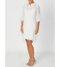 Anthea Crawford Eva Ivory Lace Dress White Size AU 12 for rent on The Volte - image 2