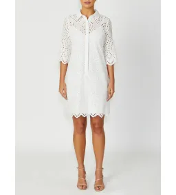 Anthea Crawford Eva Ivory Lace Dress White Size AU 12 for rent on The Volte - image 1