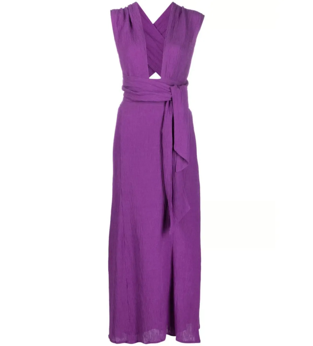 Faithfull The Brand Tropiques Maxi Dress Violet size 10 - Image 6