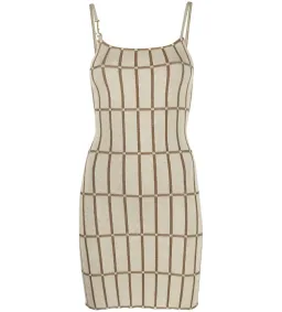 Jacquemus La Robe Maille Malha Mini Dress Beige Size 36/AU 8 for rent on The Volte - image 6