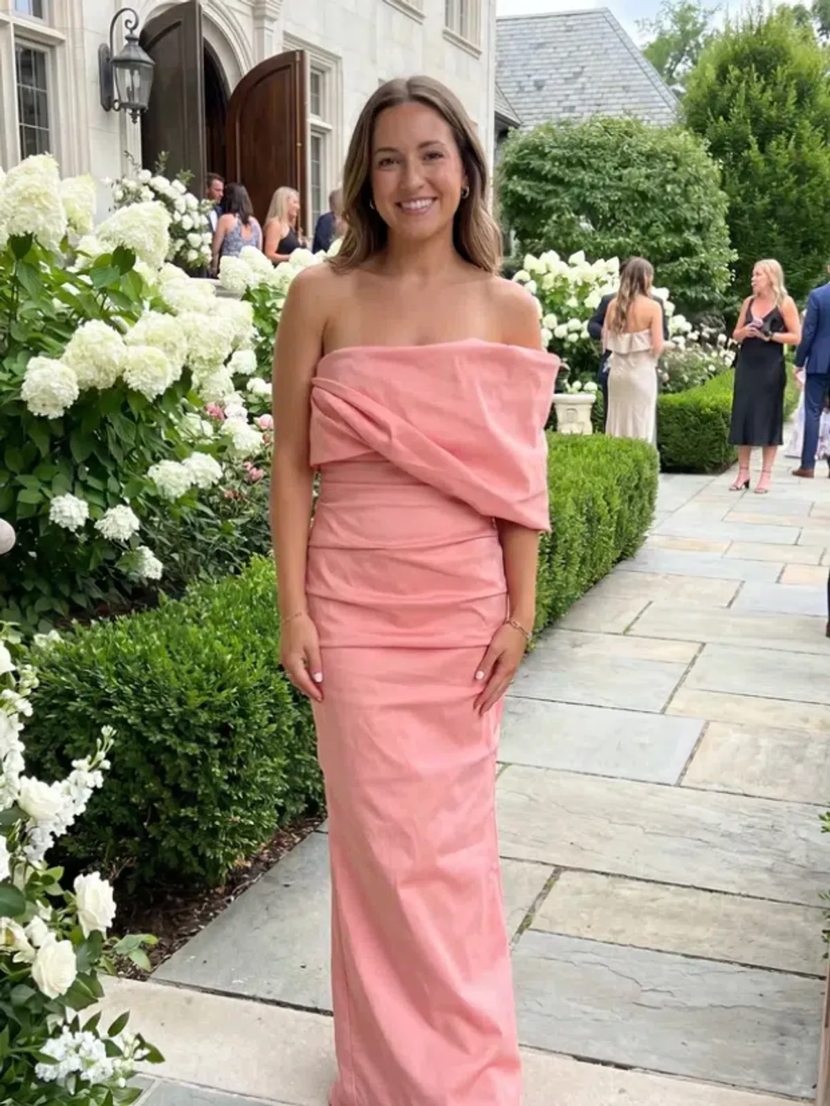 Rachel Gilbert Kat Gown Rose Size 1/AU 8 - Image 1