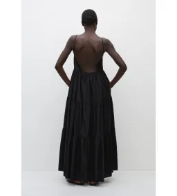Matteau Tiered Low Back Sundress Black Size 2 / AU 8 for rent on The Volte - image 4