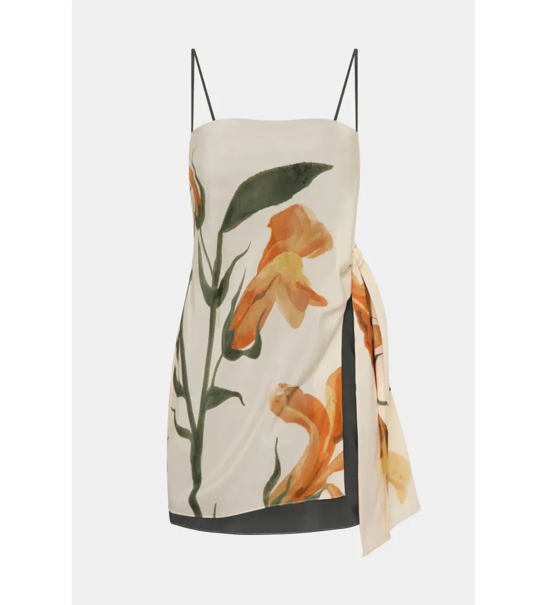 Sir the Label Constance Tie Mini Dress Iris Floral Size 2 / AU 10 for rent on The Volte - main image