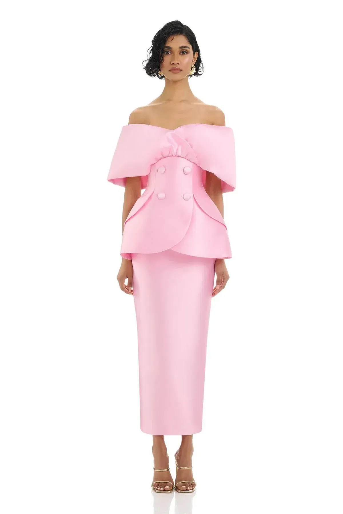 Eliya the Label Carmela Top & Maura Skirt Pink Size AU 12 - Image 1